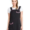 Tablier Jumper Dress Noir Et Rose -Travail Professionnels Vêtements Magasin tablier jumper dress noir et rose
