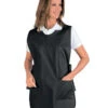 Tablier Médicale Poncho Noir 1 Tablier Médicale Poncho Noir -Travail Professionnels Vêtements Magasin tablier poncho noir