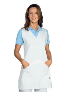 Tablier Médicale Poncho V Blanc