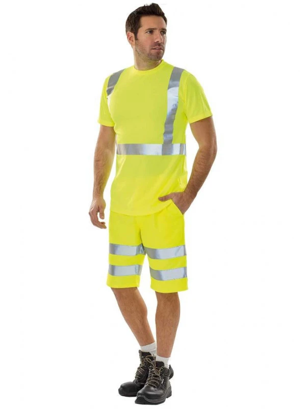 Tee-shirt De Travail Haute Visibilité Jaune Hivi Light 4 Tee-shirt De Travail Haute Visibilité Jaune Hivi Light – Image 2