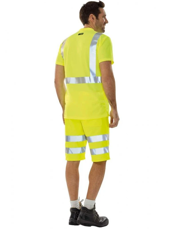 Tee-shirt De Travail Haute Visibilité Jaune Hivi Light 5 Tee-shirt De Travail Haute Visibilité Jaune Hivi Light – Image 3