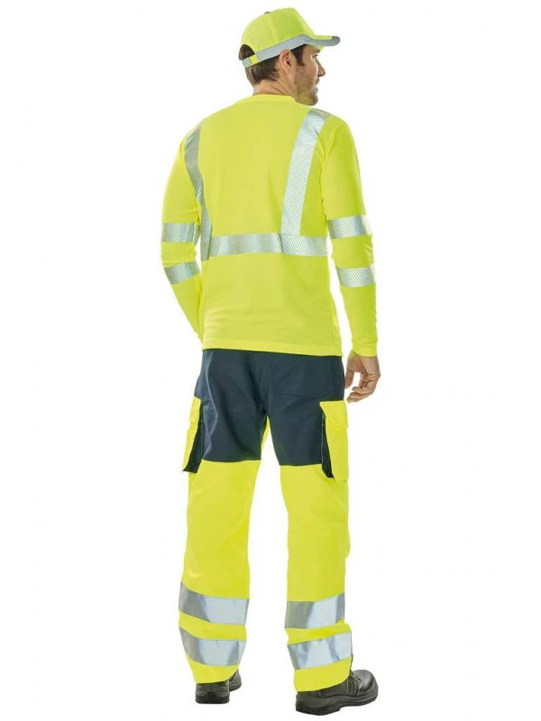 Tee-shirt De Travail Haute Visibilité Jaune Hivi Signal 5 Tee-shirt De Travail Haute Visibilité Jaune Hivi Signal – Image 3