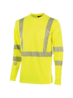 Tee-shirt De Travail Haute Visibilité Jaune Hivi Signal