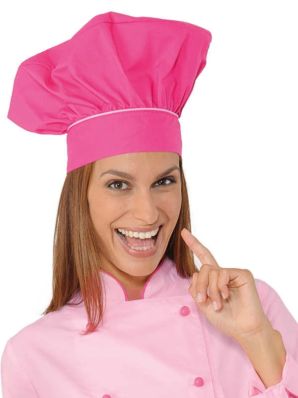 Toque De Chef Cuisinier Femme Fuschia 4 Toque De Chef Cuisinier Femme Fuschia – Image 2