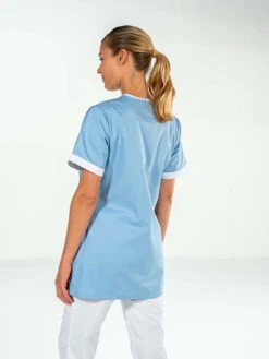 Tunique Aide-Soignante Bleue/blanche Lilee 9 Tunique Aide-Soignante Bleue/blanche Lilee -Travail Professionnels Vêtements Magasin tunique aide soignante bleublanc lilee 3