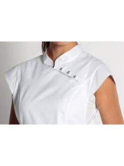 Tunique Blanche Esthéticienne -Travail Professionnels Vêtements Magasin tunique blanche estheticienne 2