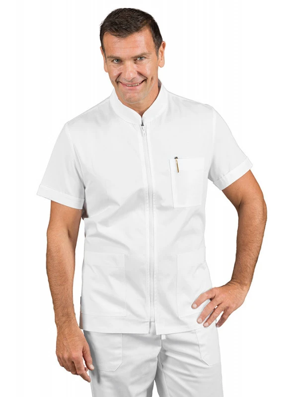 Tunique Blanche Pharmacien Manches Courtes Isacco 3 Tunique Blanche Pharmacien Manches Courtes Isacco