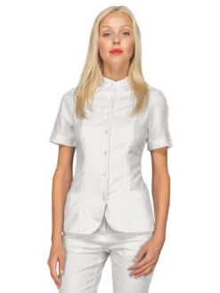 Tunique Blanche Pharmacienne Manches Courtes Isacco