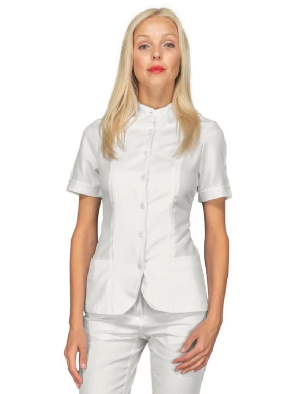 Tunique Blanche Pharmacienne Manches Courtes Isacco 3 Tunique Blanche Pharmacienne Manches Courtes Isacco