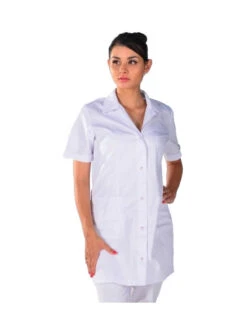 Tunique De Travail Blanche Femme Clinic Look