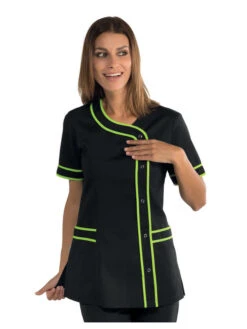 Tunique De Travail Brasilia Noire Et Verte