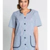 Tunique De Travail Rayée Manches Courtes Femme 2 Tunique De Travail Rayée Manches Courtes Femme -Travail Professionnels Vêtements Magasin tunique de travail rayee manches courtes femme