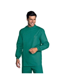 Tunique Dentiste Poignets Serrés Vert 100% Coton