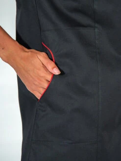 Tunique Esthéticienne Asymétrique Odile Noir 10 Tunique Esthéticienne Asymétrique Odile Noir -Travail Professionnels Vêtements Magasin tunique estheticienne asymetrique odile noir 3