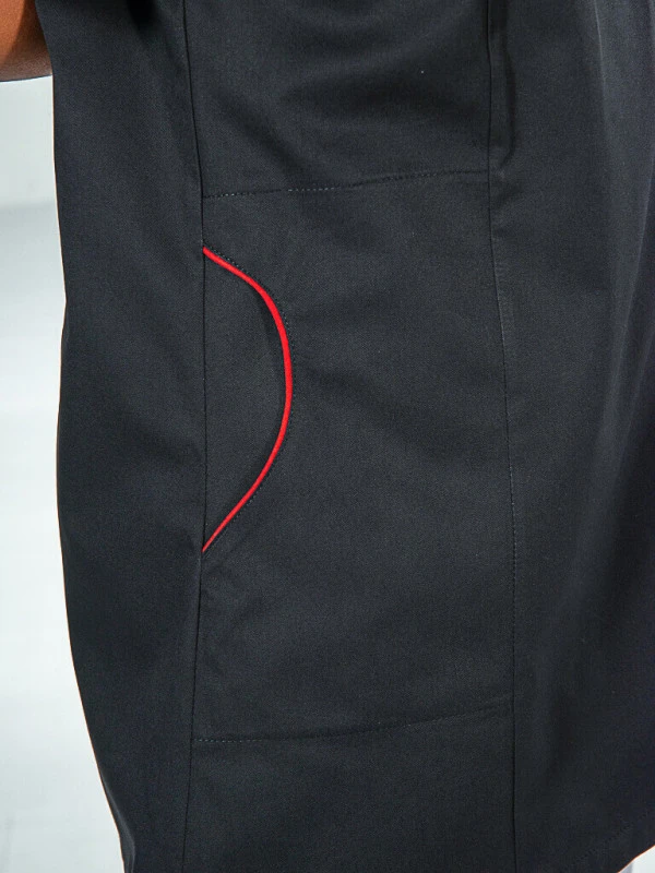 Tunique Esthéticienne Asymétrique Odile Noir 7 Tunique Esthéticienne Asymétrique Odile Noir – Image 5