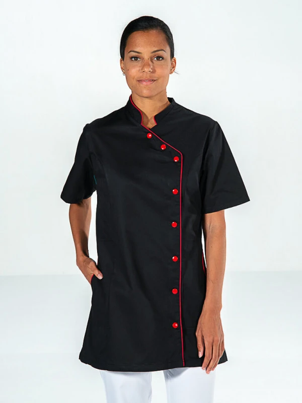 Tunique Esthéticienne Asymétrique Odile Noir 3 Tunique Esthéticienne Asymétrique Odile Noir