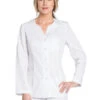 Tunique Esthéticienne Blanche à Bouton Pression 2 Tunique Esthéticienne Blanche à Bouton Pression -Travail Professionnels Vêtements Magasin tunique estheticienne blanche a bouton pression