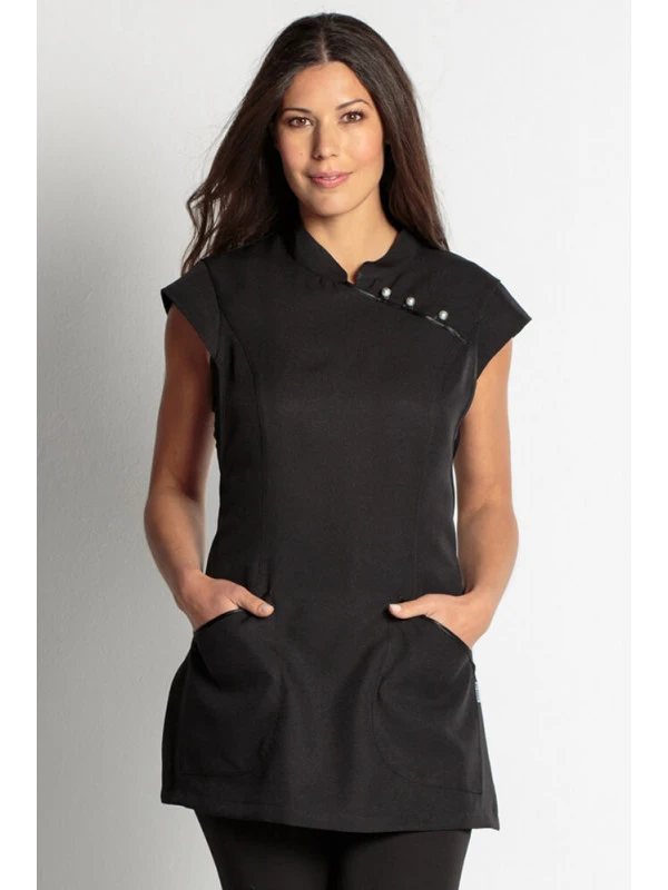 Tunique Esthéticienne Noire 3 Tunique Esthéticienne Noire