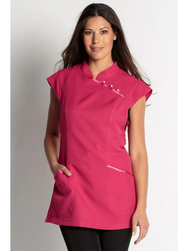 Tunique Esthéticienne Rose Fuchsia 3 Tunique Esthéticienne Rose Fuchsia