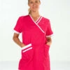 Tunique Esthéticienne Rose/Blanche Lilee 2 Tunique Esthéticienne Rose/Blanche Lilee -Travail Professionnels Vêtements Magasin tunique estheticienne roseblanche lilee