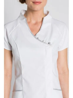 Tunique Esthéticienne Stretch, Oriental Look -Travail Professionnels Vêtements Magasin tunique estheticienne stretch oriental look 1