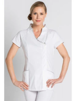 Tunique Esthéticienne Stretch, Oriental Look -Travail Professionnels Vêtements Magasin tunique estheticienne stretch oriental look 4