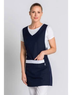 Tunique Sans Manche Femme De Chambre élégante Bleu Marine