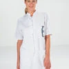 Tunique Femme Médecin 100% Coton Blanc Manches Courtes DENISE