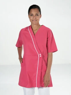 Tunique Kimono Manches Courtes Esthétique AMBRE Rose