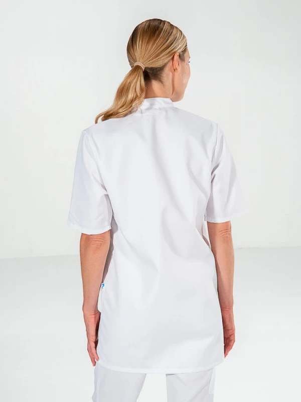 Tunique Médecin Blanche Femme Manches Courtes DENISE 5 Tunique Médecin Blanche Femme Manches Courtes DENISE – Image 3