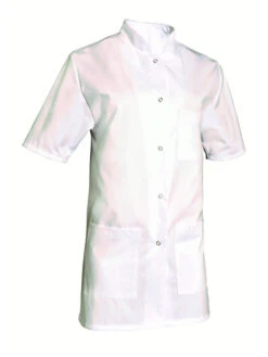 Tunique Médecin Blanche Femme Manches Courtes DENISE 10 Tunique Médecin Blanche Femme Manches Courtes DENISE -Travail Professionnels Vêtements Magasin tunique medecin blanche femme manches courtes denise 3