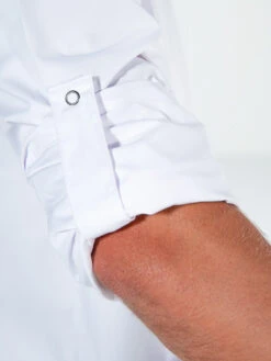 Tunique Médecin Homme Manches Longues Réglables Blanc FABIEN 9 Tunique Médecin Homme Manches Longues Réglables Blanc FABIEN -Travail Professionnels Vêtements Magasin tunique medecin homme manches longues reglables blanc fabien 2