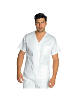 Tunique Médicale Blanche 100% Coton Milano Mixte