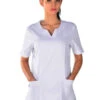 Tunique Médicale Blanche Alice 2 Tunique Médicale Blanche Alice -Travail Professionnels Vêtements Magasin tunique medicale blanche alice