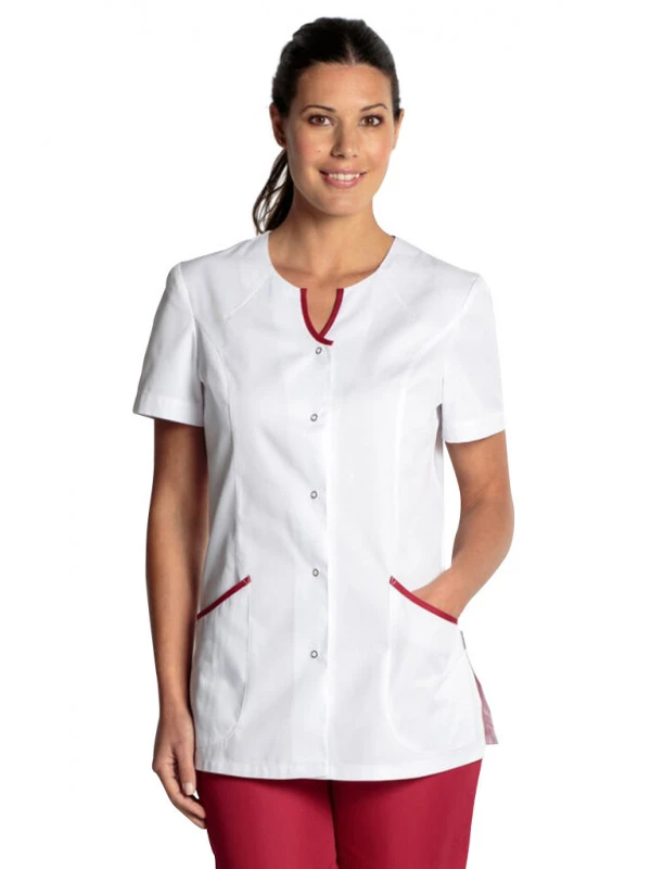 Tunique Médicale Blanche Et Rouge 3 Tunique Médicale Blanche Et Rouge