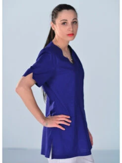 Tunique Médicale Bleu Alice -Travail Professionnels Vêtements Magasin tunique medicale bleu alice 2