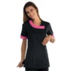 Tunique MĂ©dicale Delhi Noire Et Rose 1 Tunique MĂ©dicale Delhi Noire Et Rose -Travail Professionnels VĂȘtements Magasin tunique medicale delhi noire et rose