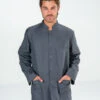 Tunique Médicale Homme Manches Longues Réglables Gris FABIEN -Travail Professionnels Vêtements Magasin tunique medicale homme manches longues reglables gris fabien