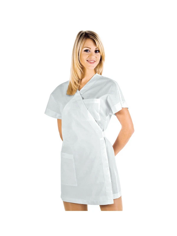 Tunique Médicale Kimono Blanc 3 Tunique Médicale Kimono Blanc