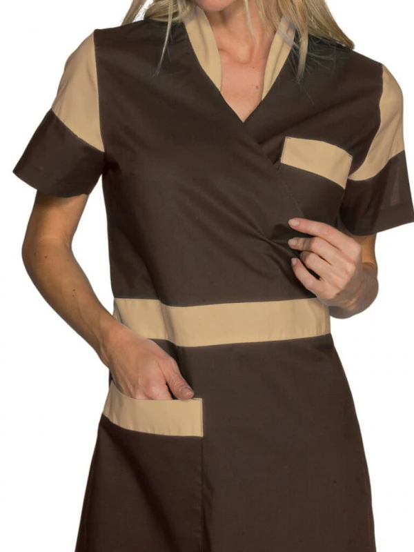 Tunique Médicale Kimono Cacao Biscuit Seoul 4 Tunique Médicale Kimono Cacao Biscuit Seoul – Image 2