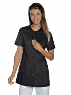 Tunique Médicale Lampedusa Noir -Travail Professionnels Vêtements Magasin tunique medicale lampedusa noir 1