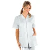 Tunique Médicale Manches Courtes Victoria Blanc -Travail Professionnels Vêtements Magasin tunique medicale manches courtes victoria blanc