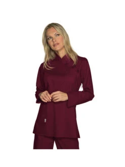 Tunique Médicale Manches Longues Taipei Bordeaux