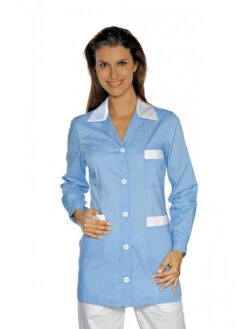 Tunique Médicale Marbella Bleu Blanc -Travail Professionnels Vêtements Magasin tunique medicale marbella bleu blanc 1