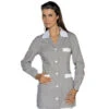 Tunique Médicale Marbella Gris Blanc -Travail Professionnels Vêtements Magasin tunique medicale marbella gris blanc