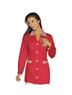 Tunique Médicale Marbella Rouge Rayé Rouge