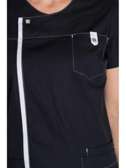 Tunique Médicale Moderne Look Bleu Marine -Travail Professionnels Vêtements Magasin tunique medicale moderne look bleu marine 3