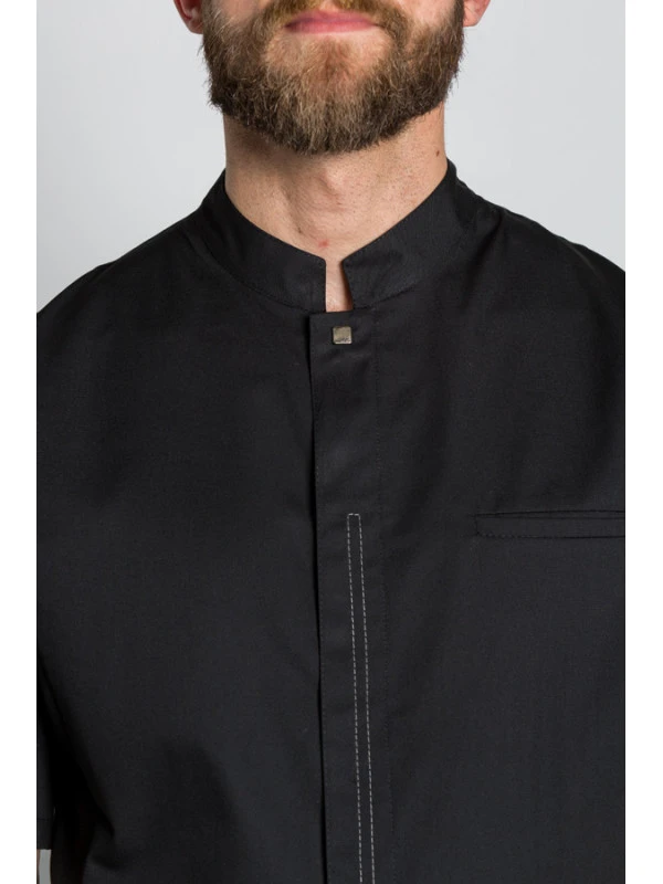 Tunique Médicale Noire Homme 4 Tunique Médicale Noire Homme – Image 2