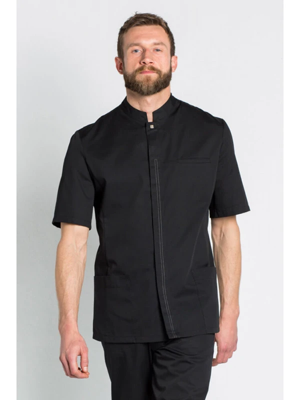 Tunique Médicale Noire Homme 3 Tunique Médicale Noire Homme