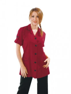 Tunique Médicale Odessa Rouge Vermillon